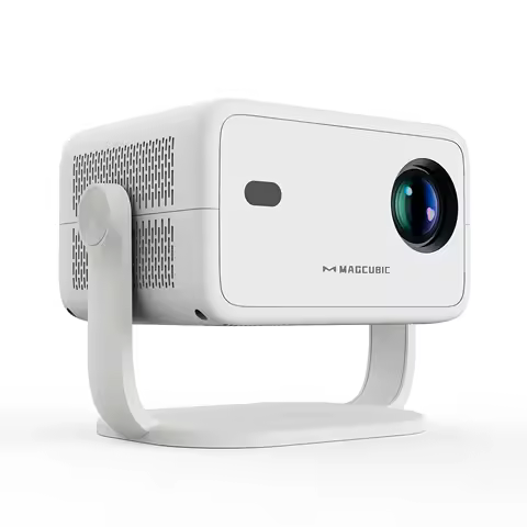 Magcubic Native 1080P 650ANSI 4K Android11 L018 Projektor mit automatischer Keystone-Korrekturfokus Wifi6 BT5.2 Tragbarer Film im Freien