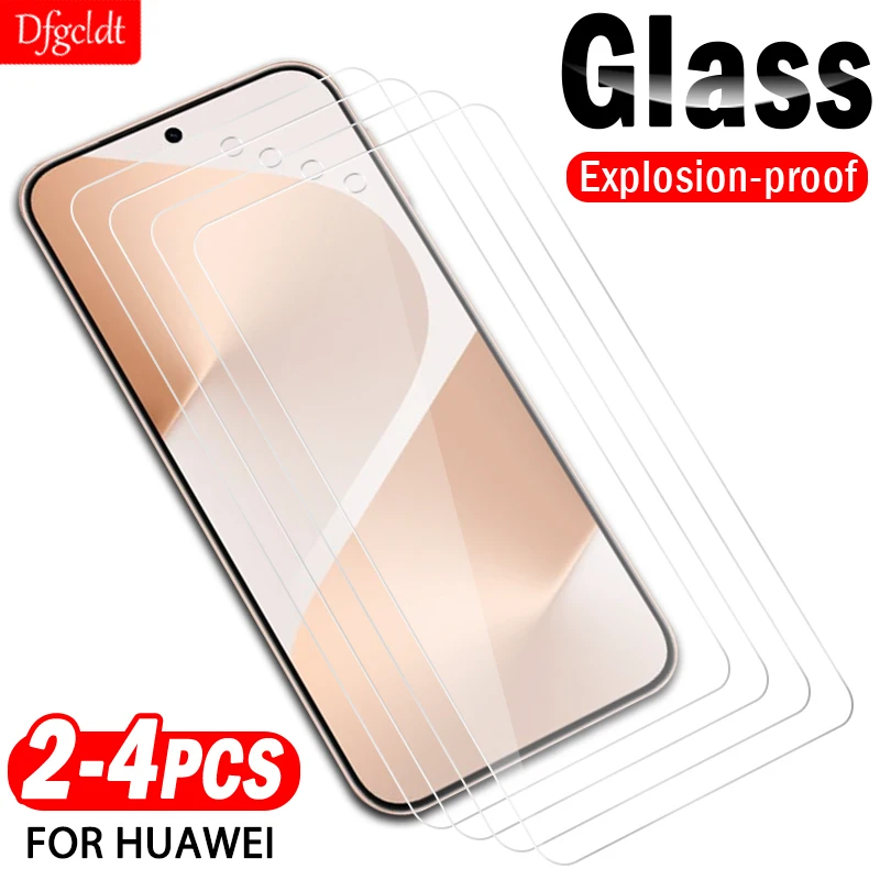 

2-4Piece Full Coverage Screen Protector for Huawei Pura 80 70 P50 P40 P30 Lite Mate 70 60 50 Y9A Y9S Y7A Y7P HD Tempered Glass