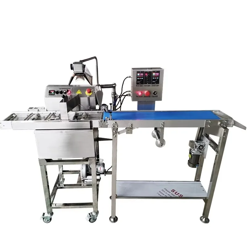 Candy Donut Ball Coating Chocolate Tempering Chocolate Coating Machine Customized