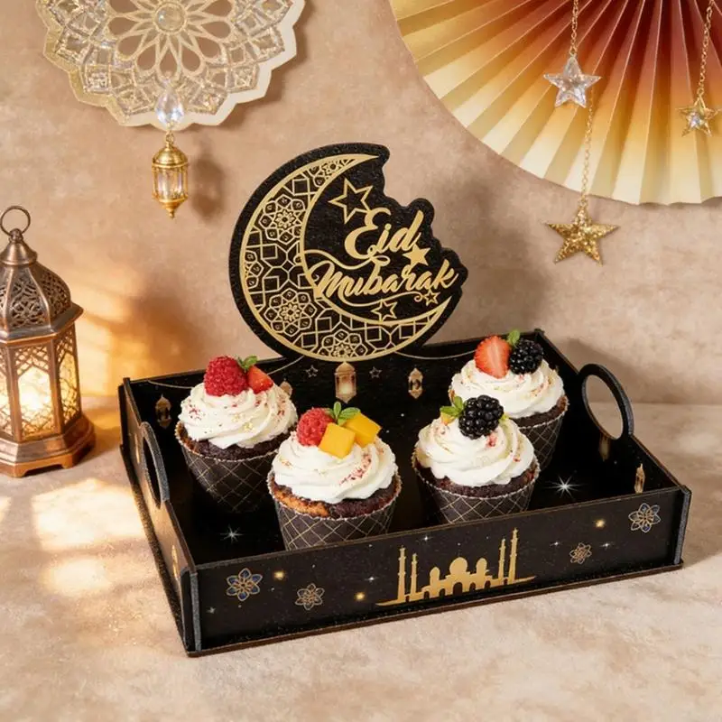 Wooden Organiser Tray Perfect For Storing Small Items Kitchen Bedroom Or Bathroom Elegant Dessert Container JOMD