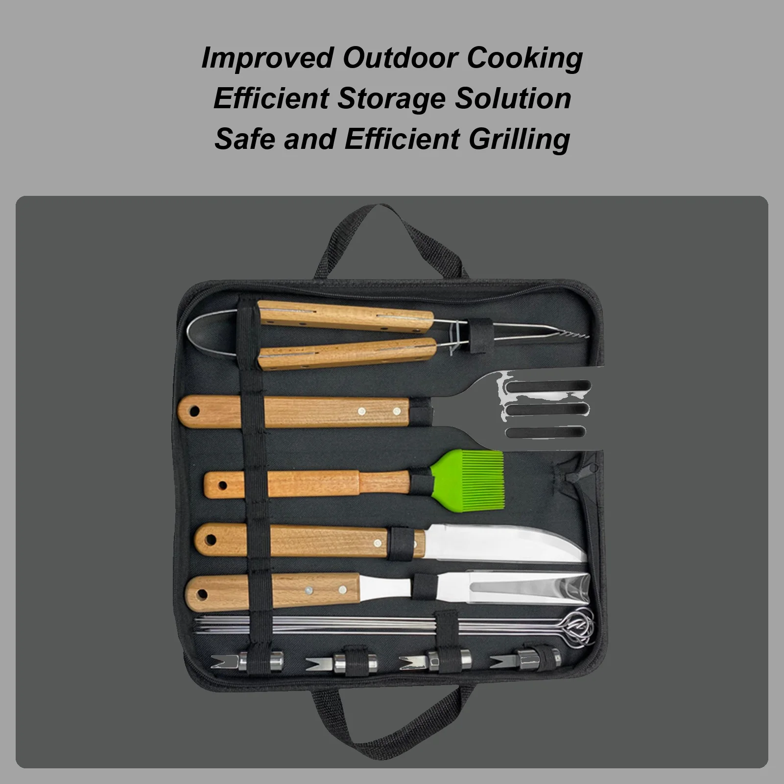 

Barbecue Tool Sets BBQ Grill Accessories Set Stainless Steel Spatula Tongs Brush Cooking Supplies Grilling Accessories For