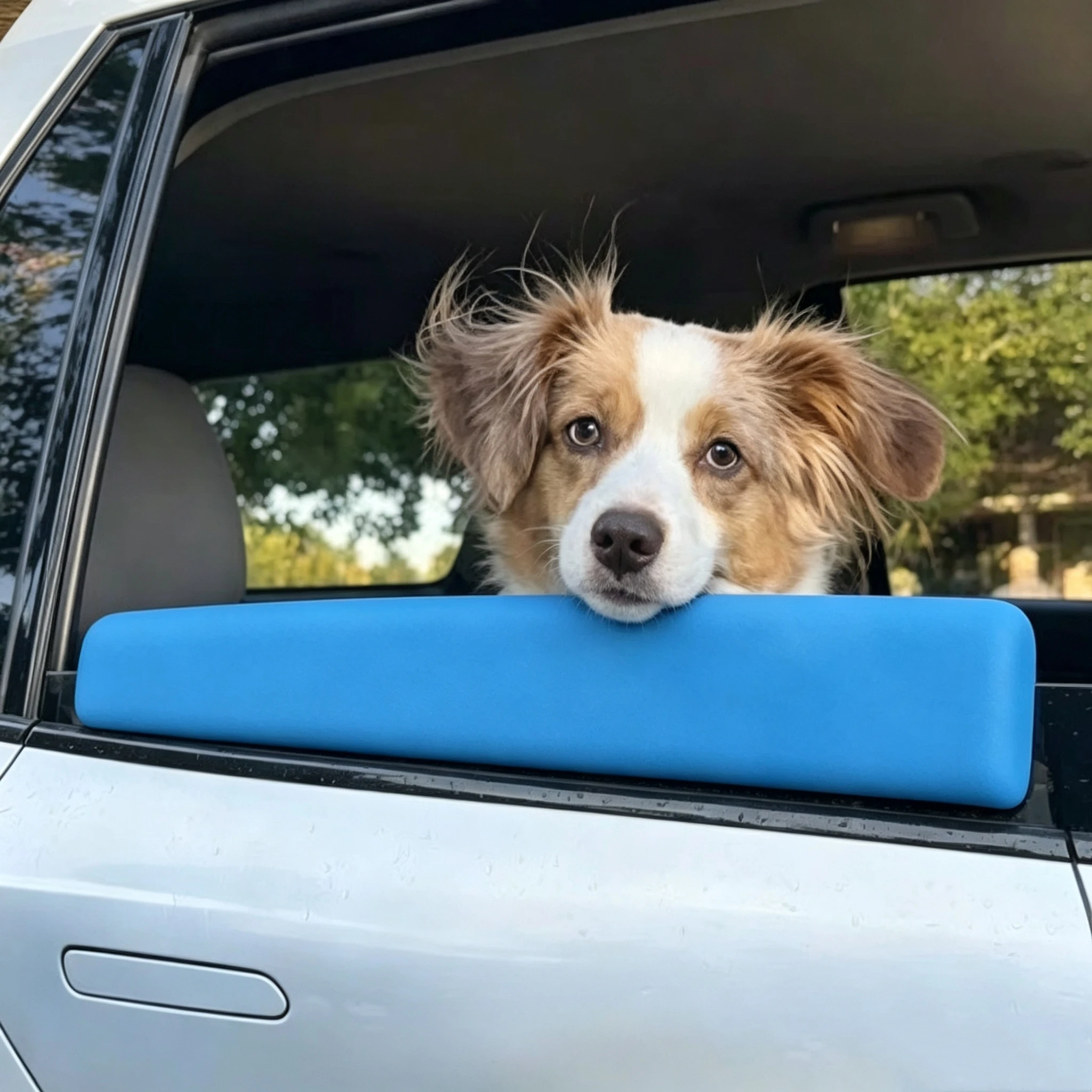 Universal Dog Car Window Chin Rest Soft Pet Chin Support Pad Portable Dog Headrest Bumper Safe Car Window Gap Filler Comfortable