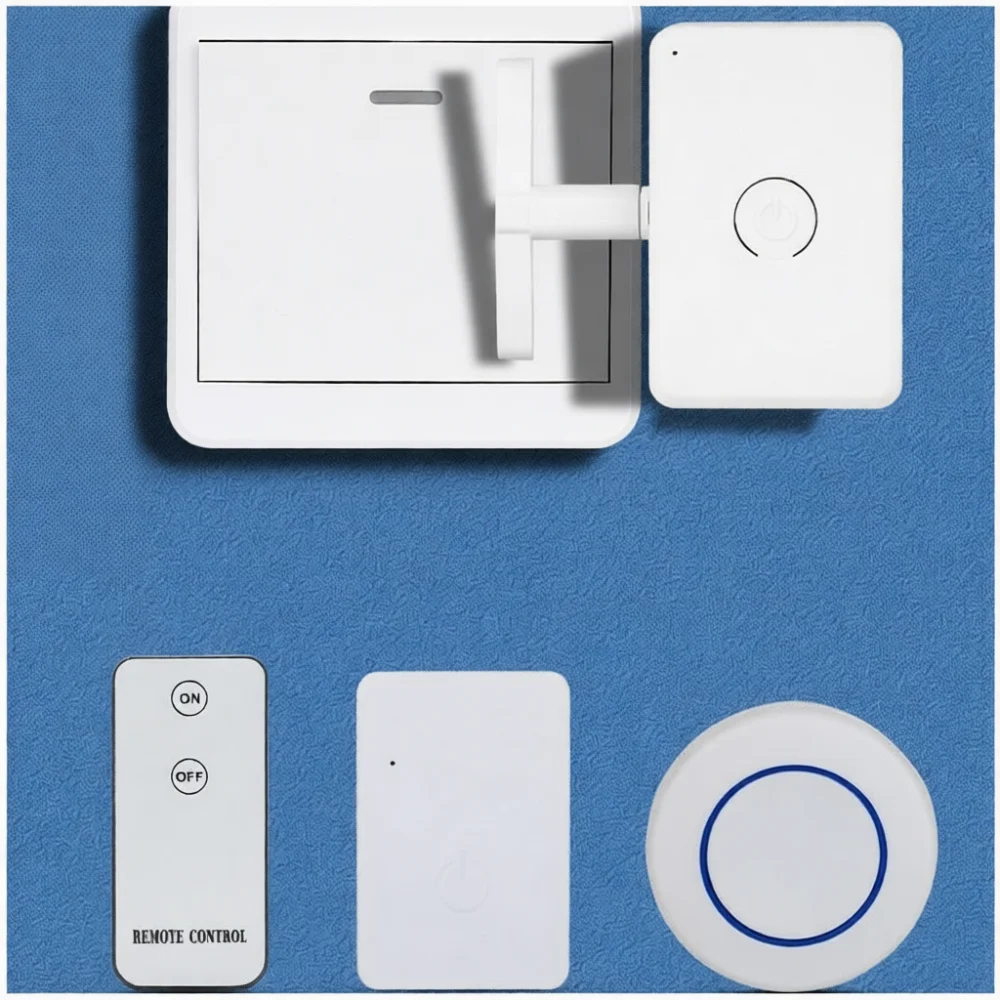 Wireless Remote Light Switch Smart Home Controller No Wiring Installation Simple Operation For Bedroom Interior Lighting Systems