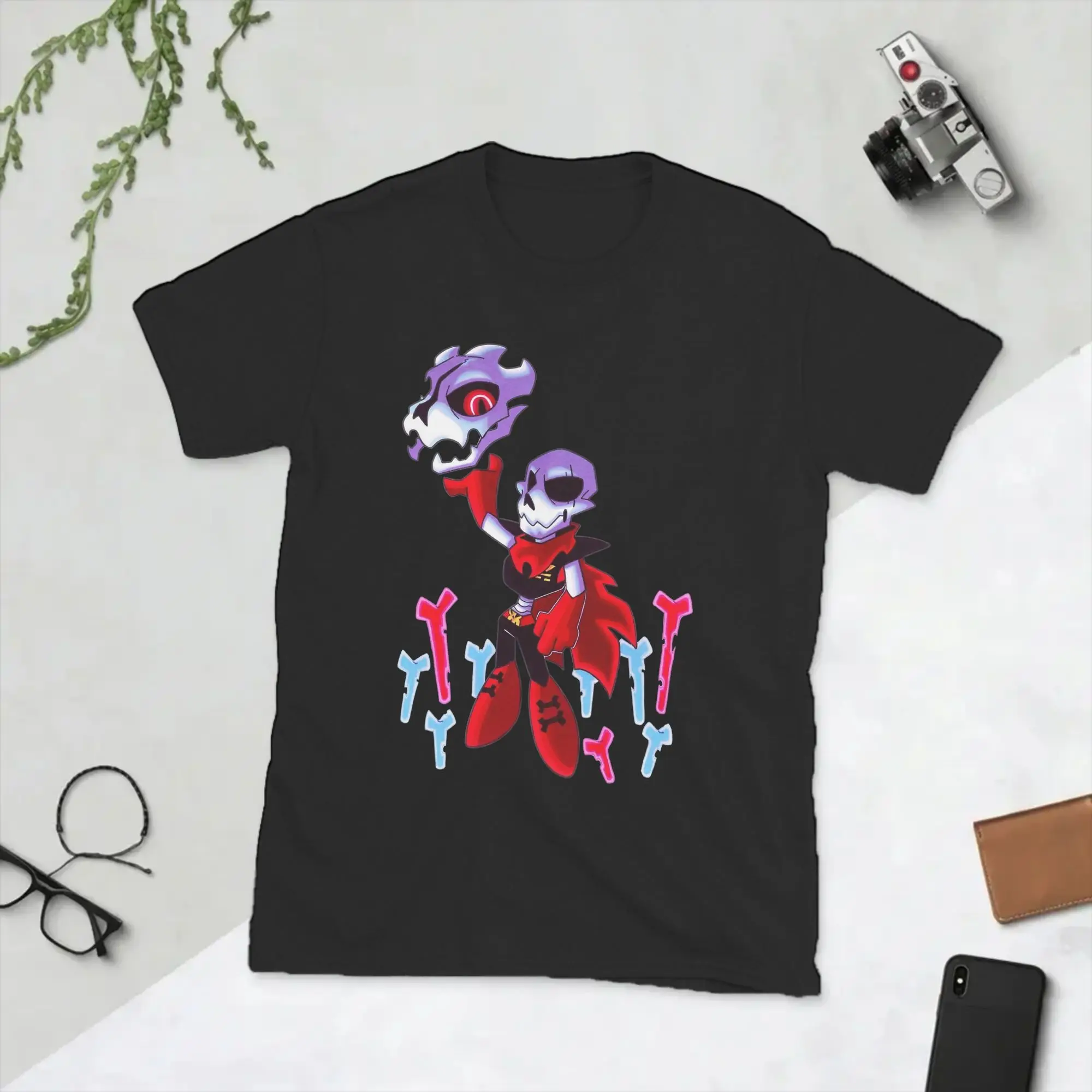 Men Game Undertales Papyrus T Shirts  Cotton Clothes Vintage Short Sleeve Round Collar Tee Shirt New Arrival T-Shirt