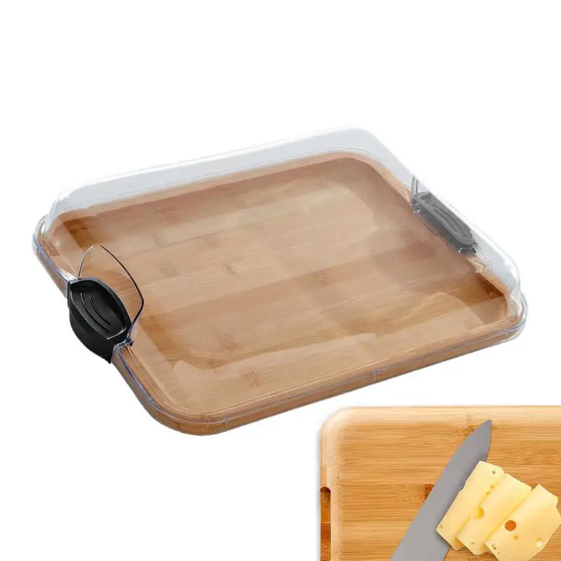 Tabla de queso, tabla de charcutería cubierta con tapa, práctico utensilios de cocina de madera, platos para servir en Navidad y San Valentín