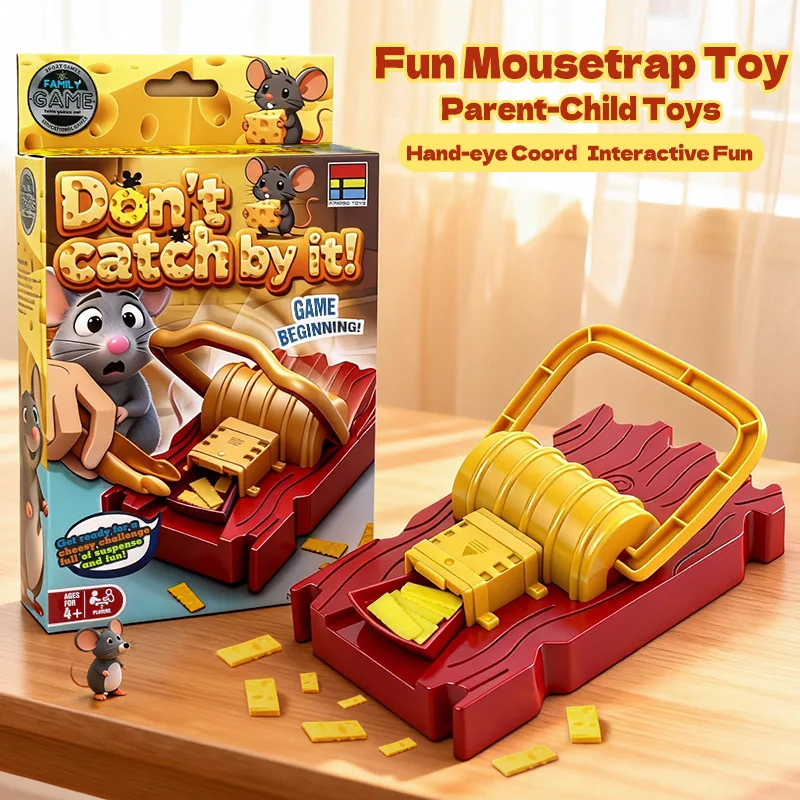 Mousetrap Challenge Game, Parent-child Interactive Desktop Competitive Toy, Focus Training Game For Kids Birthday Gift