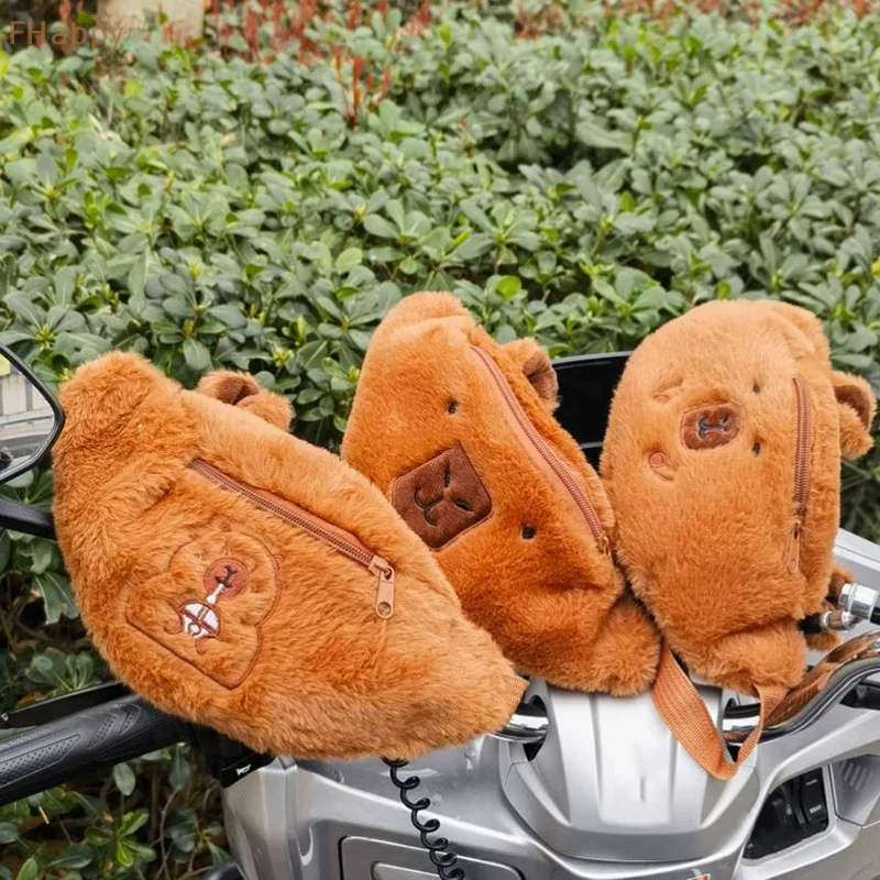 Süße Tiere Capybara Capybara Plüsch Hüfttasche Modetrend Damen Umhängetasche