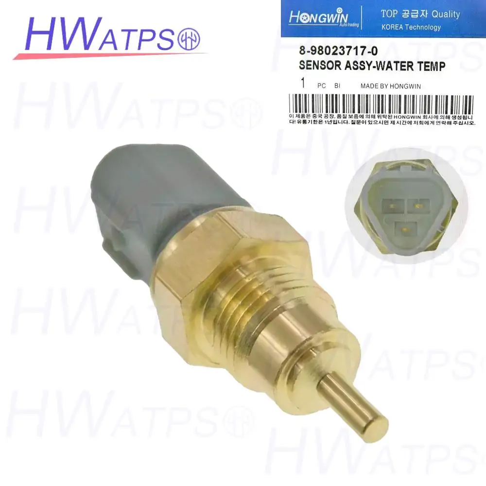 8980237170 Brand New Coolant Water Temperature Sensor 8-98023717-0 Fits Sumitomo SH350-5 Isuzu Engine NPR 4HE1