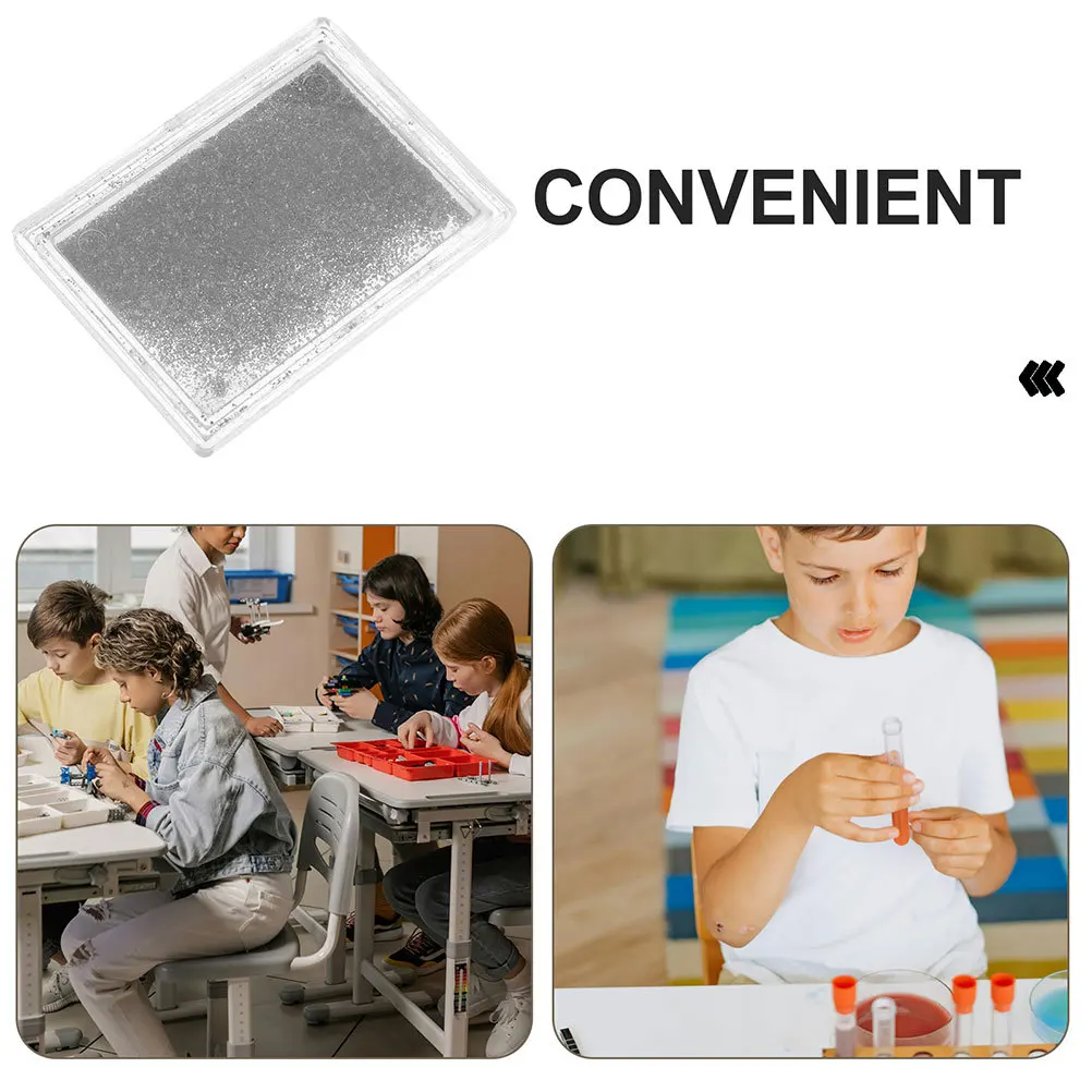 Iron Powder Box for Physics Experiments Magnetic Field Demonstration Kit Science Experiment Supplies for Classroom Lab