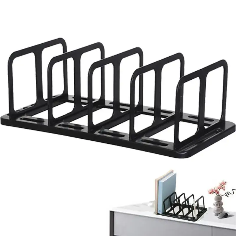 

Book Rack For Desk Detachable Counter Book Organizer Sturdy Desktop Book Holder Secure Book Display Stand For Books Files