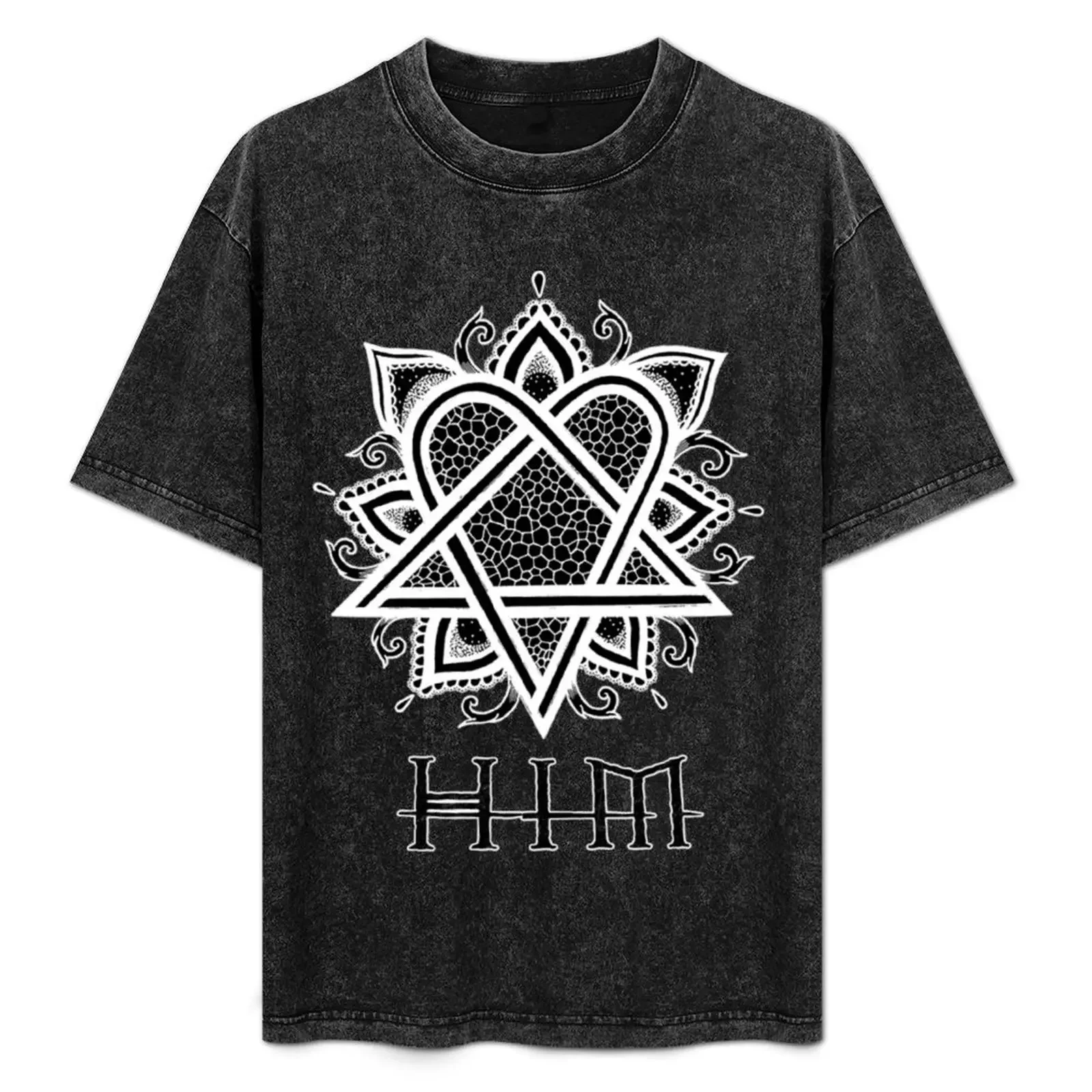 

Him Ville Valo Band Fantasy Him Heartagram Razorblade Romance T-Shirt street wear blacks men clothing