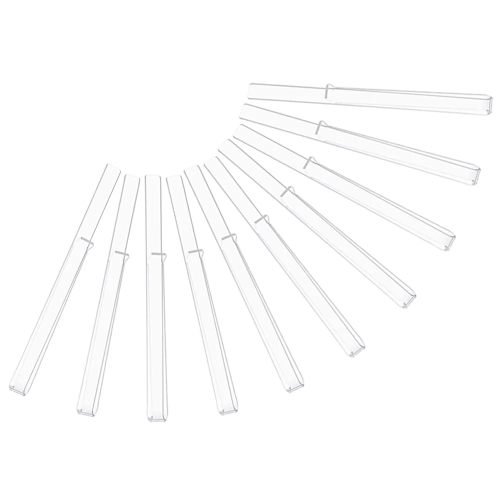 

Acrylic Music Clips 5 Pairs Clear Sheet Page Holders for Piano Score Book Stand Note Clip Portable Easy to Use Store