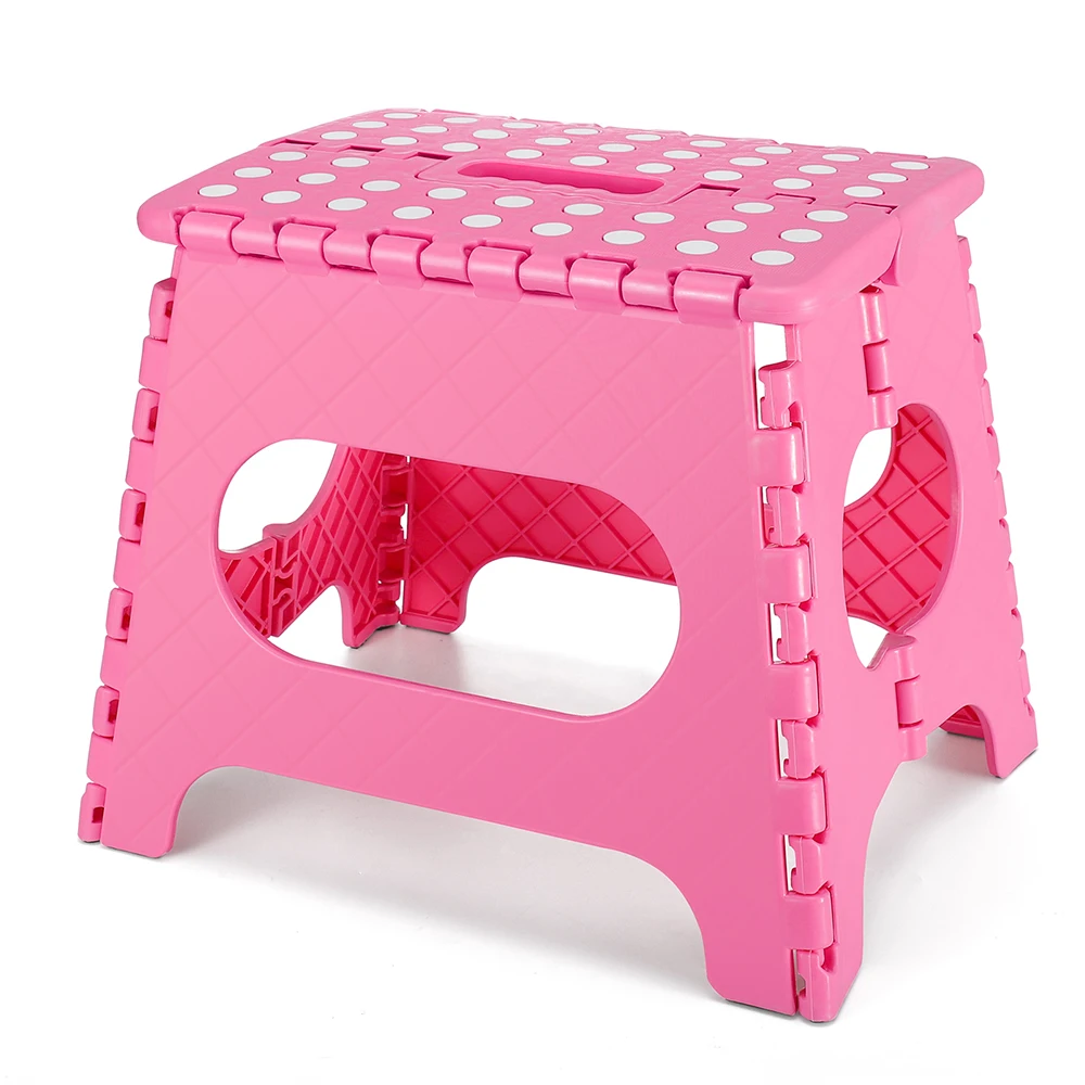 

Colored Plastic Child Stool Foldable Sturdy Plastic Stool for Kids
