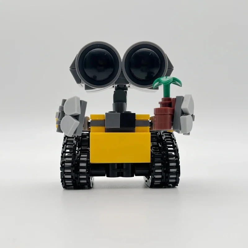 Classic Movie 200+pcs Mini Robot Wall-e MOC Building Blocks Model DIY Bricks Kits Creative Toys for Kids Children Adult Gifts - view 2