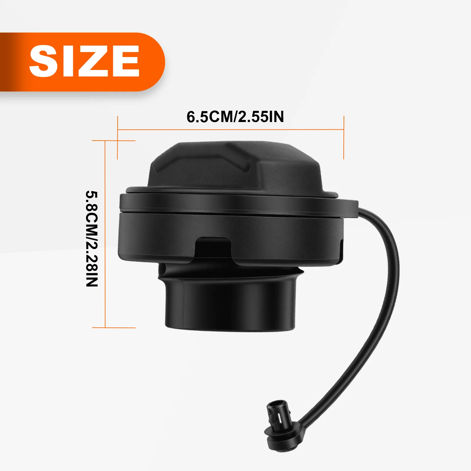 7H0201550D  Fuel Tank Cap 7E0201550B 1J0201553AH For VW Transporter T5 T6 2003 2006 2008 2010 2012 2014 2018-2024