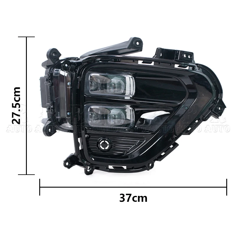 LED Front DRL Daytime Running Lamp Fog Light Headlight Style Relay Waterproof Car Accessories For Kia Carnival 2019 2020 For Car