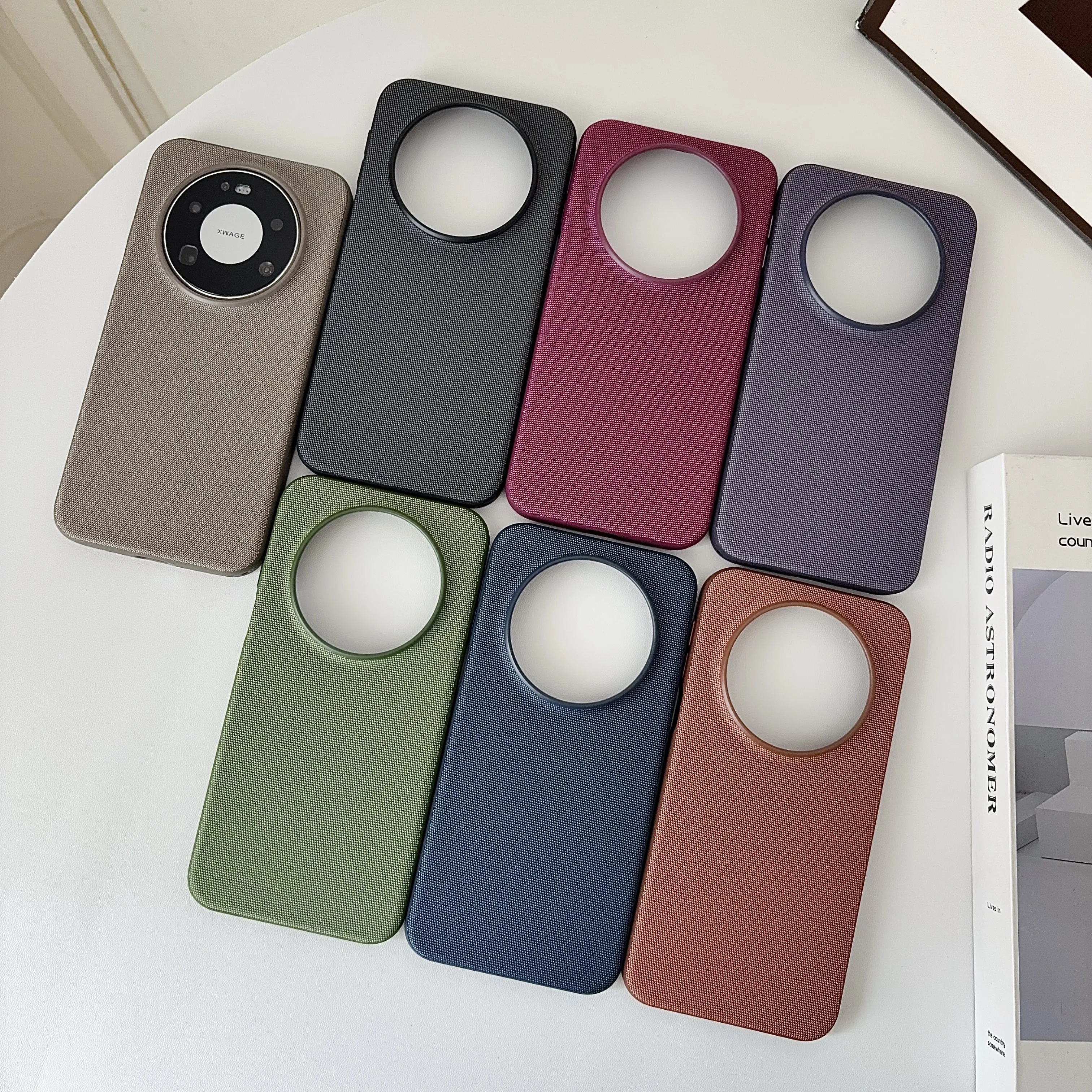 Shockproof Leather Matte Wireless Charging Magnetic Case for Huawei Mate 80 Pro Max Mate70Pro, Anti-scratch Hard Phone Cover