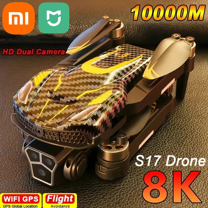 Xiaomi Mijia S17Drone 8K Brushless Power Sided Obstacle Avoidance Optical Flow Aerial Photography Remote Control Four Axis Drone