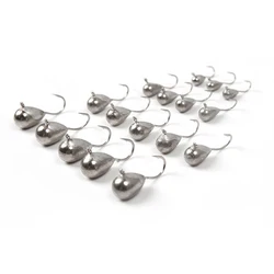 Jig – hameçon de pêche sur glace, couleur primaire, en tungstène, pour hiver, 2.7mm, 3.2mm, 4mm, 5mm, 6mm, 7mm