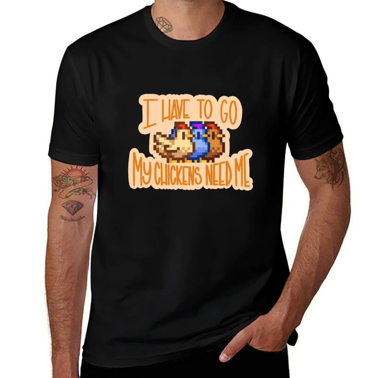 

cotton chickens pack tshirt T-Shirt T-Shirt shirt Stardew 100% Valley cotton t