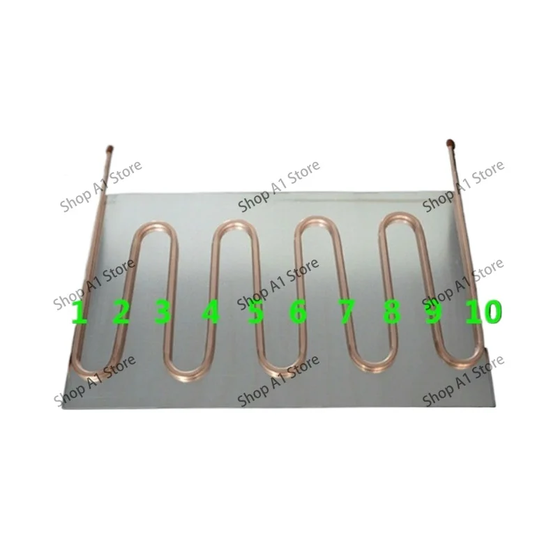 copper tube cold plate for refrigerator Snake-shaped refrigerator Aluminum Cold Plate