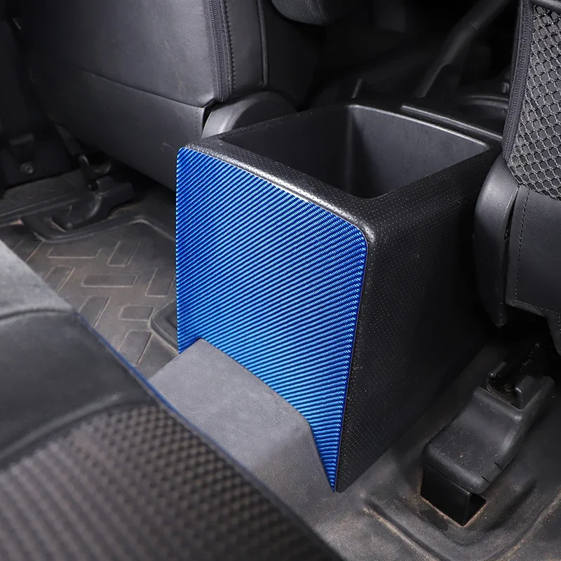 For Toyota FJ Cruiser 2007-2021 Soft Carbon Fiber Car Rear Air Vent Anti-kick Panel Cover Frame Decorative Sticker Accessories