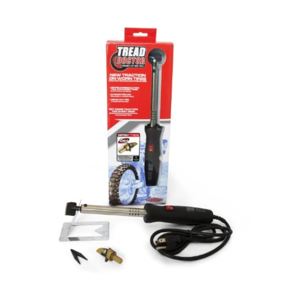 

Hardline Products Tread Doctor Sniper Kit 2-in-1 Heated Tire Groover Knobby Cutting Tool for Motocross ATV UTV Enduro Restore E