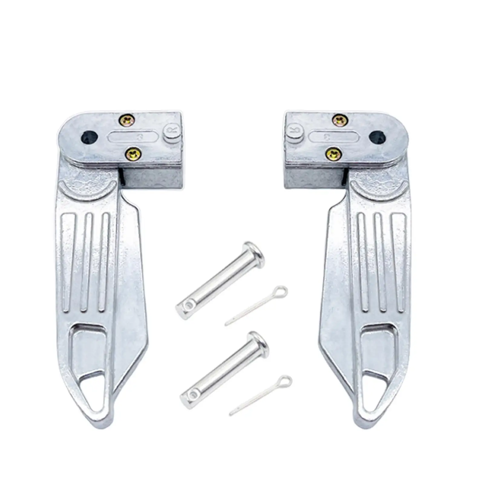 Folding Motorcycle Foot Pegs Aluminum Alloy Lightweight Stable Footrest Pedals Universal Parts for E Bike Scooter