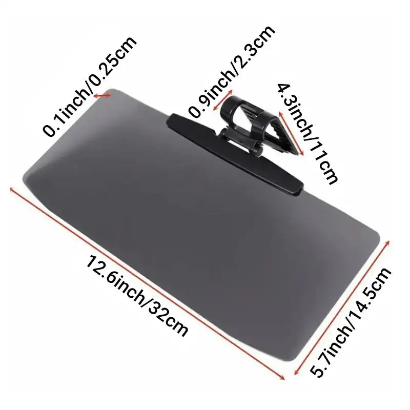 Car Sun Visor Universal Rotatable Adjustable Anti-Dazzle Anti-UV Polarized Sunshade Plate Clear Vision Anti-Glare Accessories