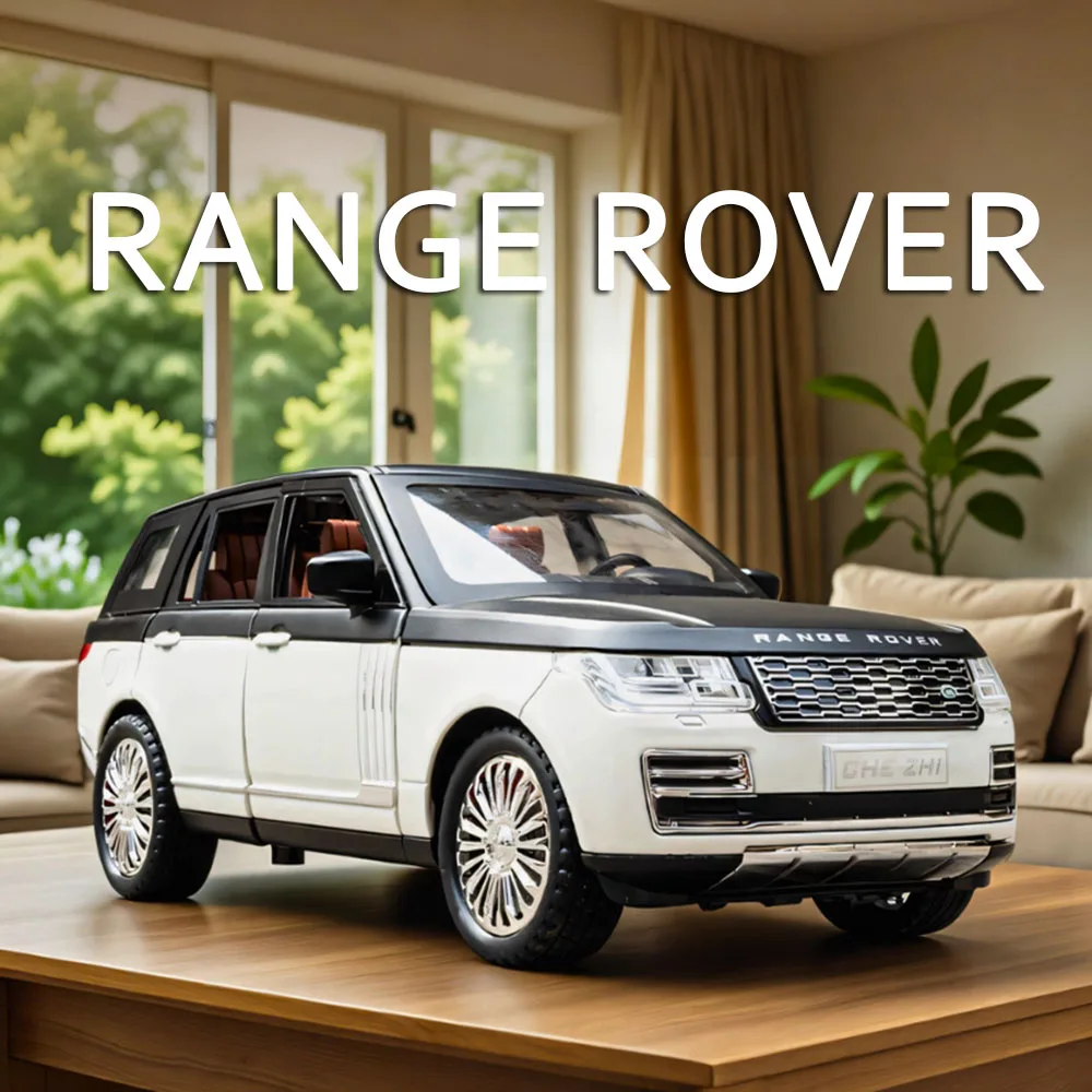 1:24 Land Rover Range Rover Rolls-Royce Spectre Spielzeug Miniaturautos Modell Türen geöffnet Sound Licht zurückziehen Fahrzeug Kind Geschenke