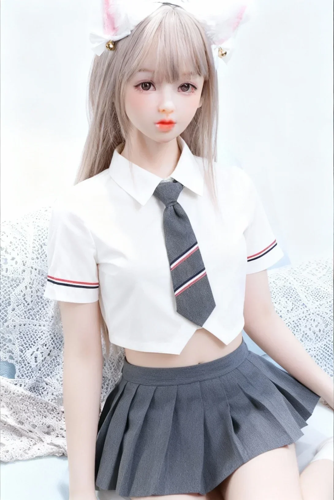 실물 같은 TPE 애니메이션 인형, 움직이는 관절과 부드러운 피부, 탈부착 가능한 머리, 포즈 가능한 수집용 피규어, 빠른 국내 배송