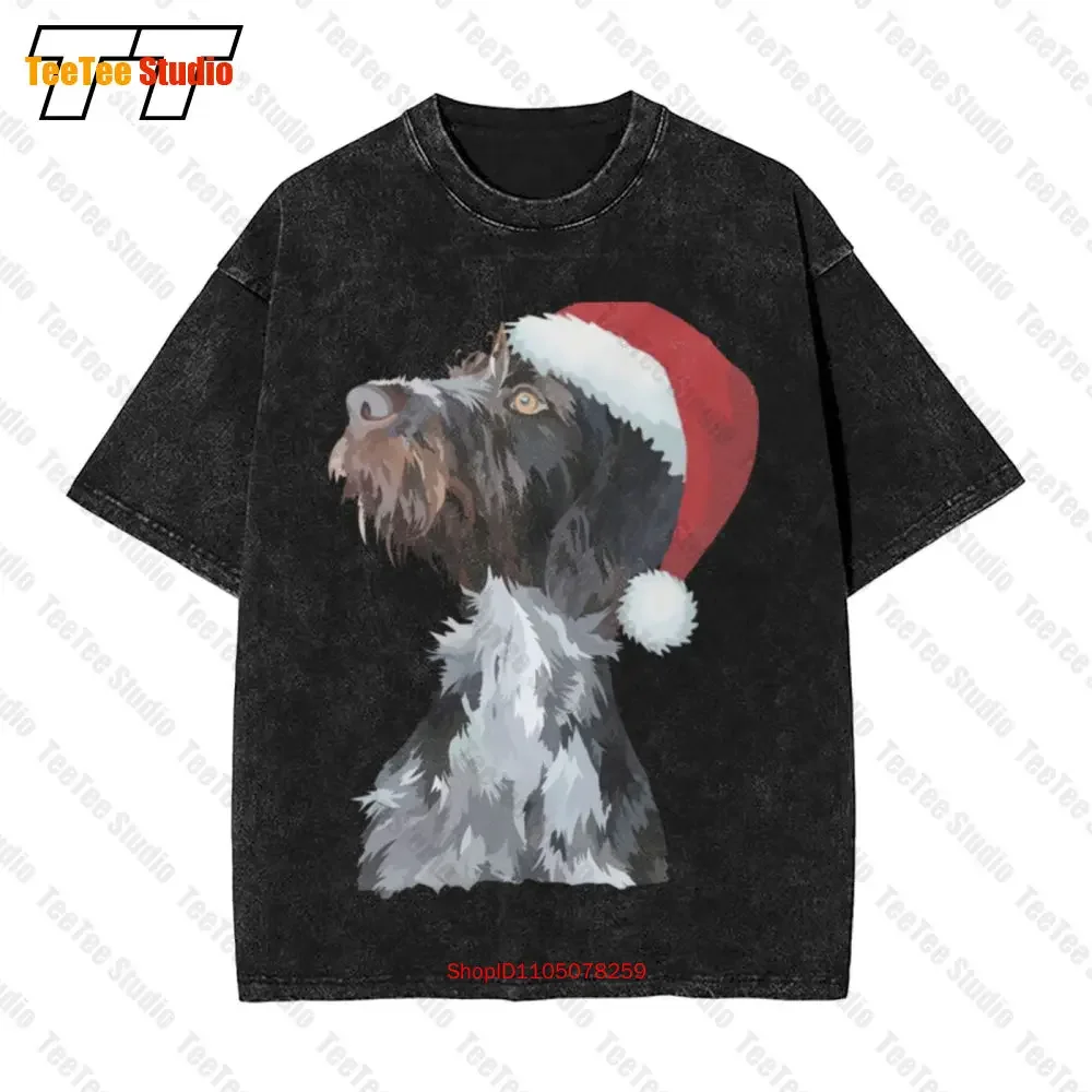 Deutsch Drahthaar German Wirehaired Pointer Vintage Oversized T-Shirt TAN8