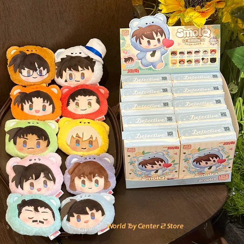 

Оригинальный детектив Конан Эдогава детектив медведь большая голова кулон большая голова кулон слепая коробка аниме персонаж куклы игрушки подарки