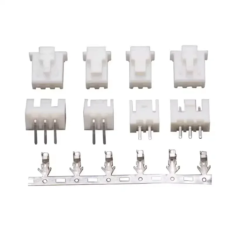 50Pcs/Lot XH2.54 XHB 2.54MM Pitch With Buckle 2P/3P/4P/5P/6P/7P/8 PinTerminal Kit / Housing / Pin Header Connector