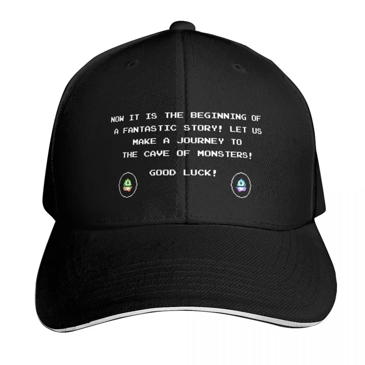 Bubble Bobble starting screen Baseball Cap Gift for Him Her Casual Daily Wear Quick Dry Performance