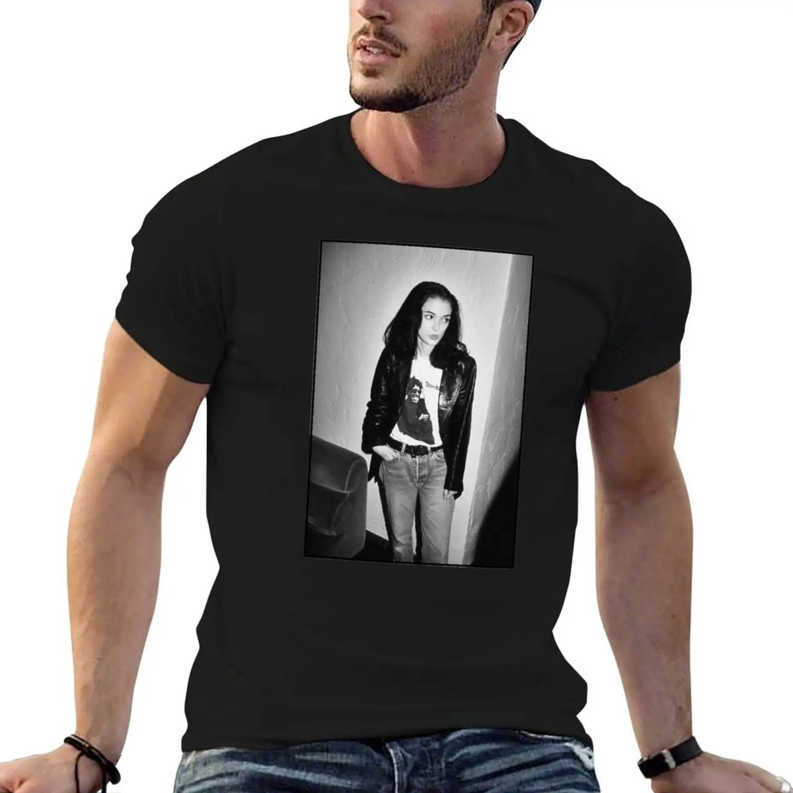 Winona Ryder T-Shirt Moisture Wicking Athletic T-Shirt