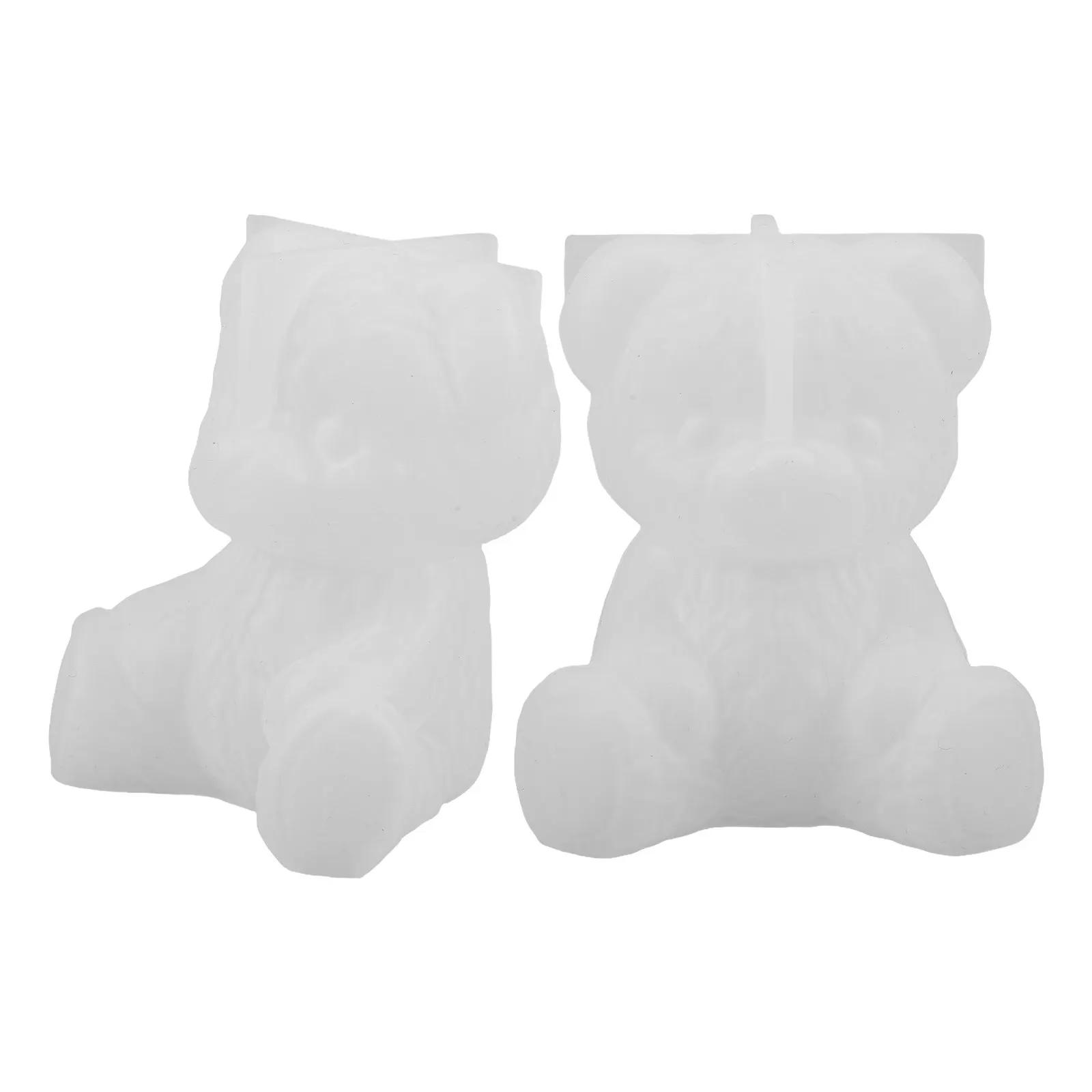 

2 шт. гибкие силиконовые формы для медведей, для литья из смолы, для творчества своими руками, изготовления мыла, шоколада, льда, декора для выпечки тортов