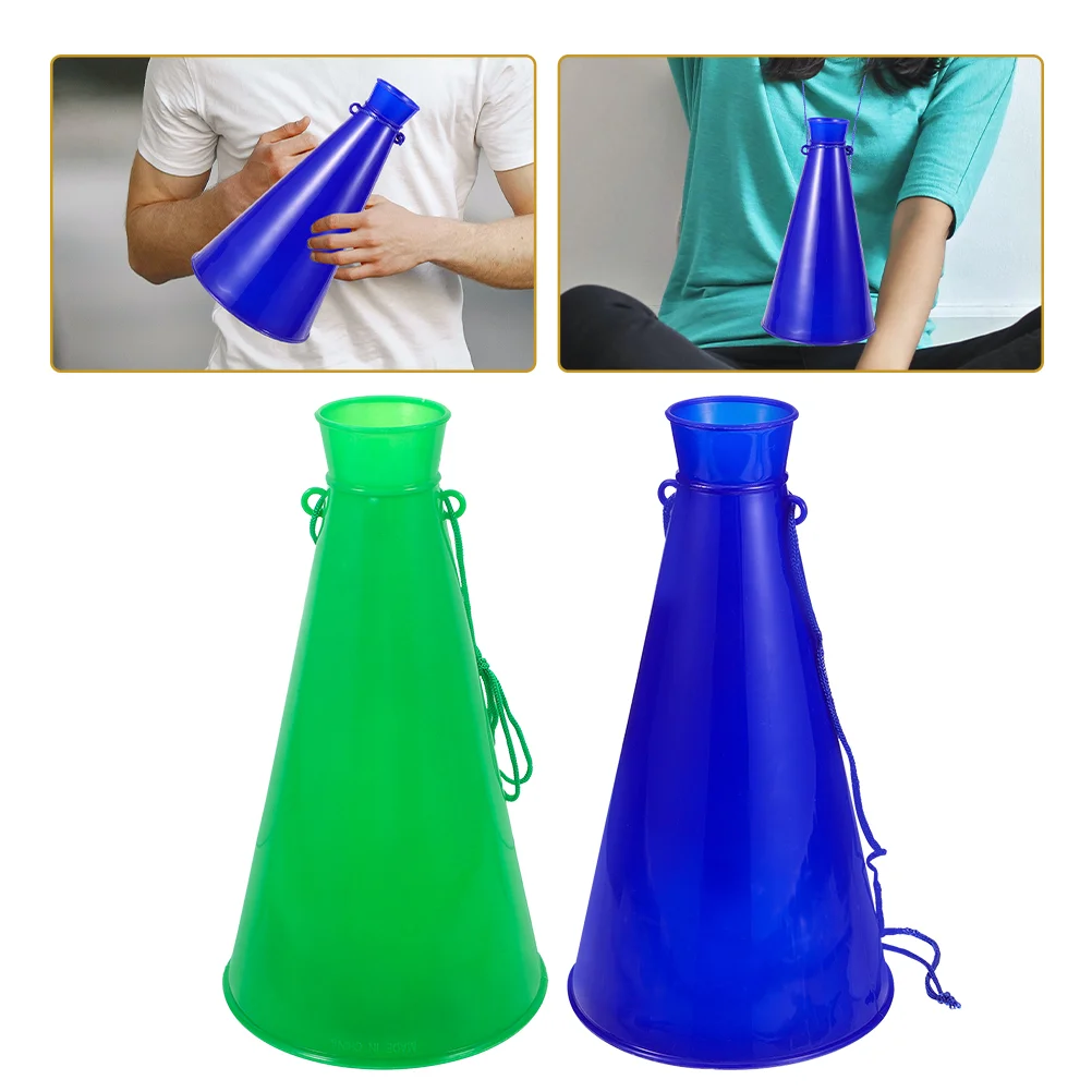 

4 Pcs Cheering Horn for Sporting Events Portable Speaker Toy Playthings Props Party Plastic