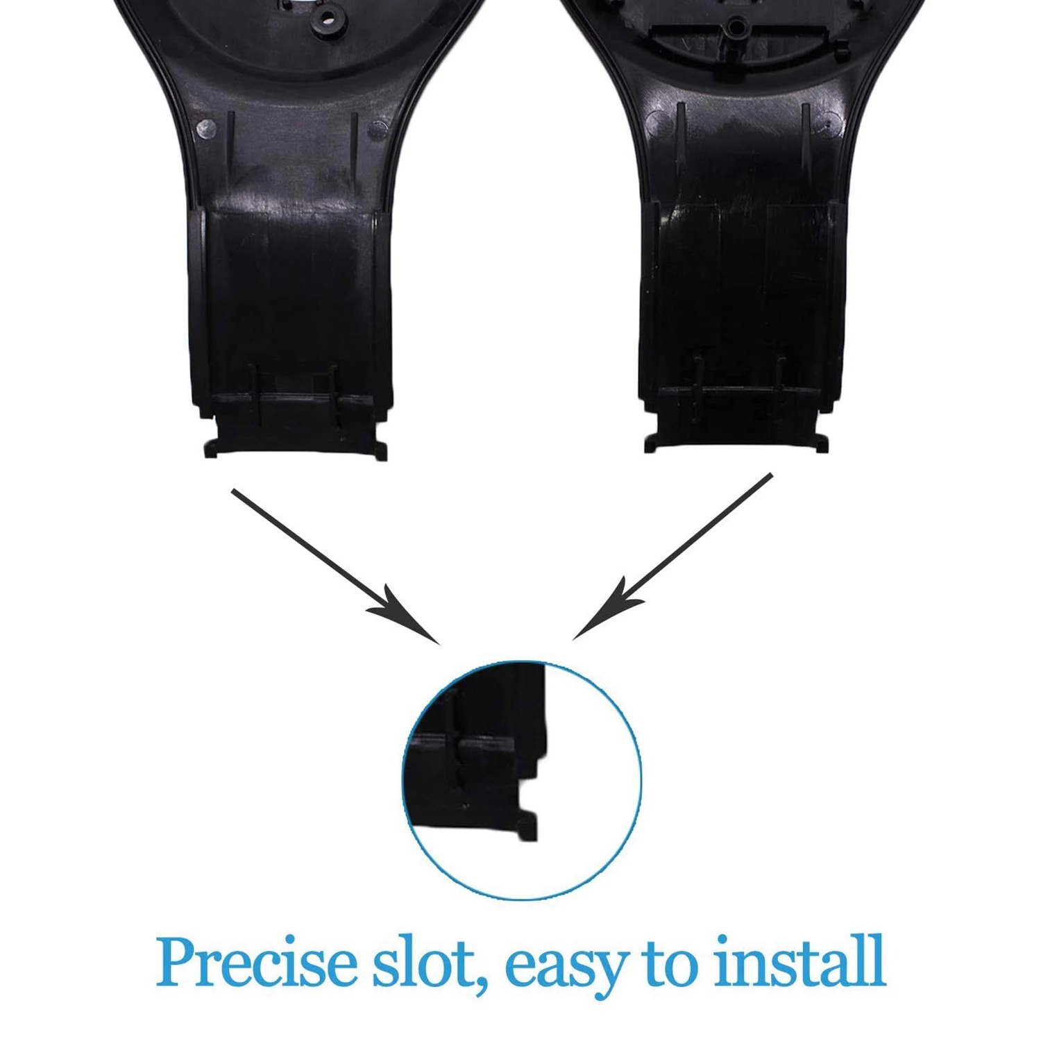 1 par de substituição de concha interna de fone de ouvido para estúdio 3.0 peças de reparo de fones de ouvido sem fio azul escuro