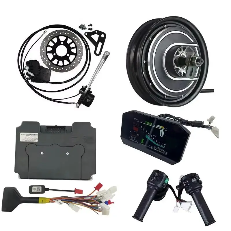 QS212 7000W 10INCH Electric Hub Motor Conversion Kits for E-scooter With Max Speed 120kph
