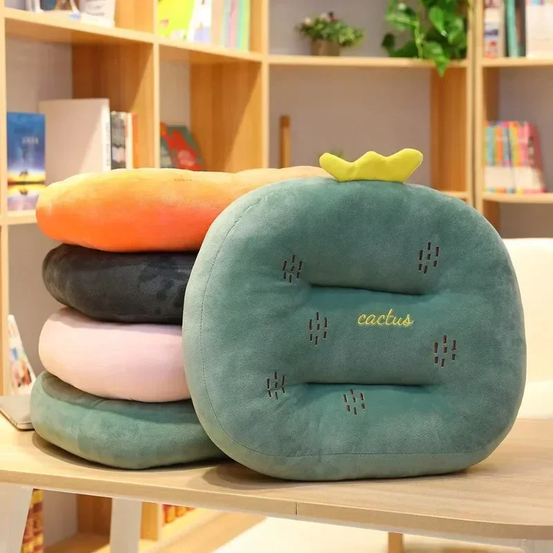 Cartoon Shaped Seat Cushion Thickened Car Seat Height Pad Sofa Backrest Pad Floor Pad Chair Cushion