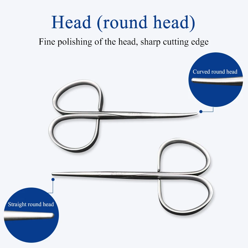 กรรไกรแยกเนื้อเยื่อด้ามจับบิด กรรไกรปอกเปลือก ตาสองชั้น กรรไกรผ่าตัดตา กรรไกรละเอียด ศัลยกรรมพลาสติกความงาม