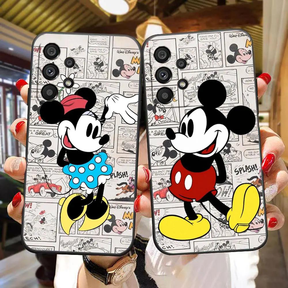 

Disney Mickey Minnie Mouse Phone Case For Samsung Galaxy A72 A71 A55 A54 A53 A52 A42 A35 A34 A33 A32 A23 A22 A21S A14 Case Funda