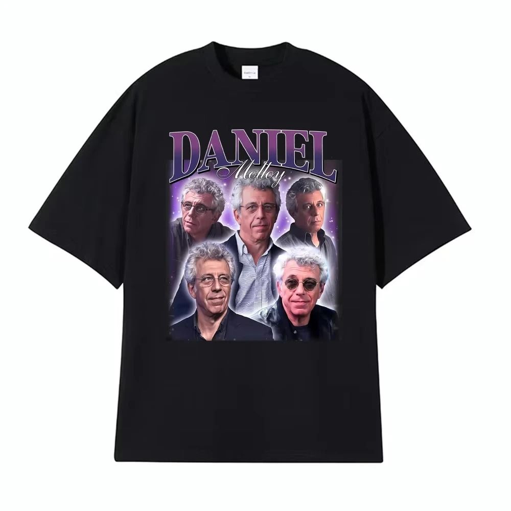 Eric Bogosian Daniel Molloy Graphic T-shirt Men Women Clothing Fashion Vintage 100% Cotton Oversized Short Sleeves T Shirts Tops