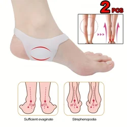 2pcs Feet Care Pain Relief Foot Support Tool Flatfoot Correction Orthotic Insole Plantar Fasciitis Feet Cushion Body Health Care