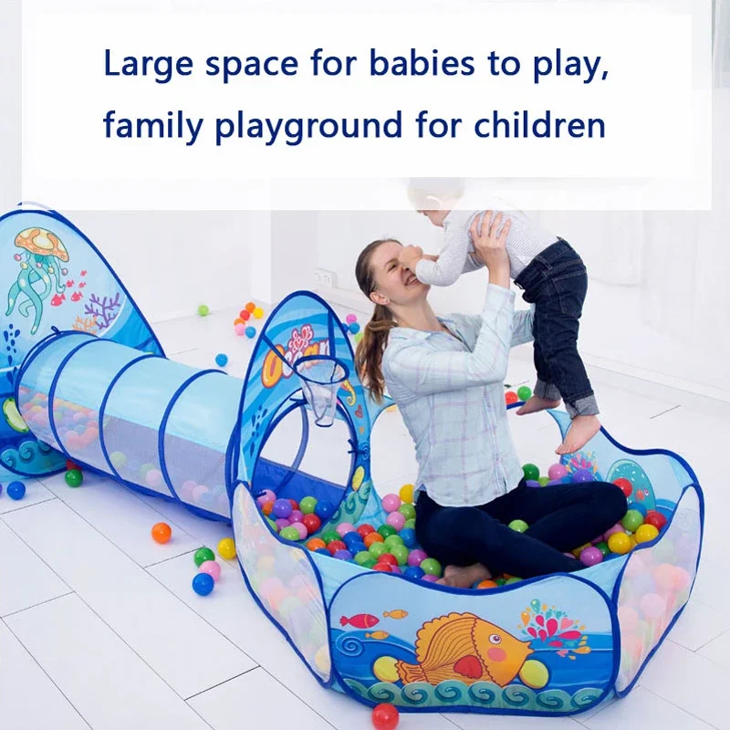 Portable Playpen for Children Ball Pool Baby Park Children's Tent Playpen Tunnel Balls for Dry Pool Ball Pit Baby Playground