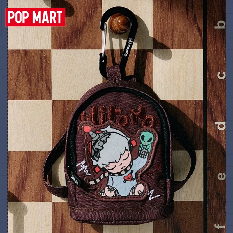 

Genuine POPMART Hirono Mini Bag for Going Out Echo Series Blind Box Portable Decorations Essential for Tourism Travel Lucky Gift
