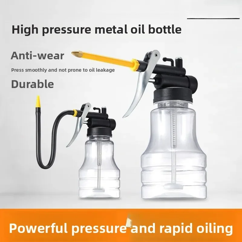 Pistolety do smaru elektryczne 2025, wysokociśnieniowe, metalowe, przezroczyste, z miękką dyszą, pojemnik na olej, płynne naciskanie, długa dysza, pistolet do oleju.