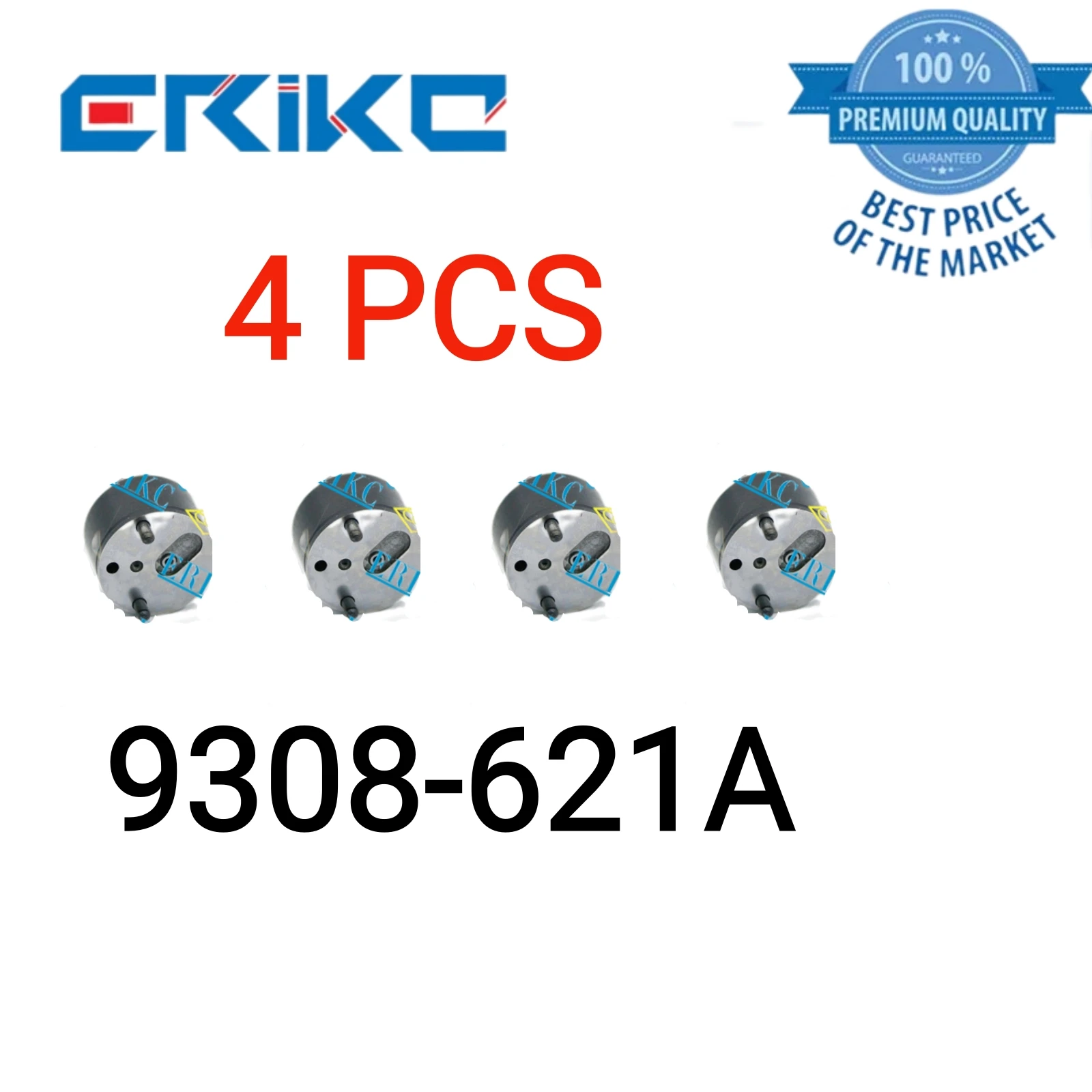 4 PCS 9308-621A Injection Parts Valve 9308621A Control Valve Automatic Fuel Injector Parts for Delphi