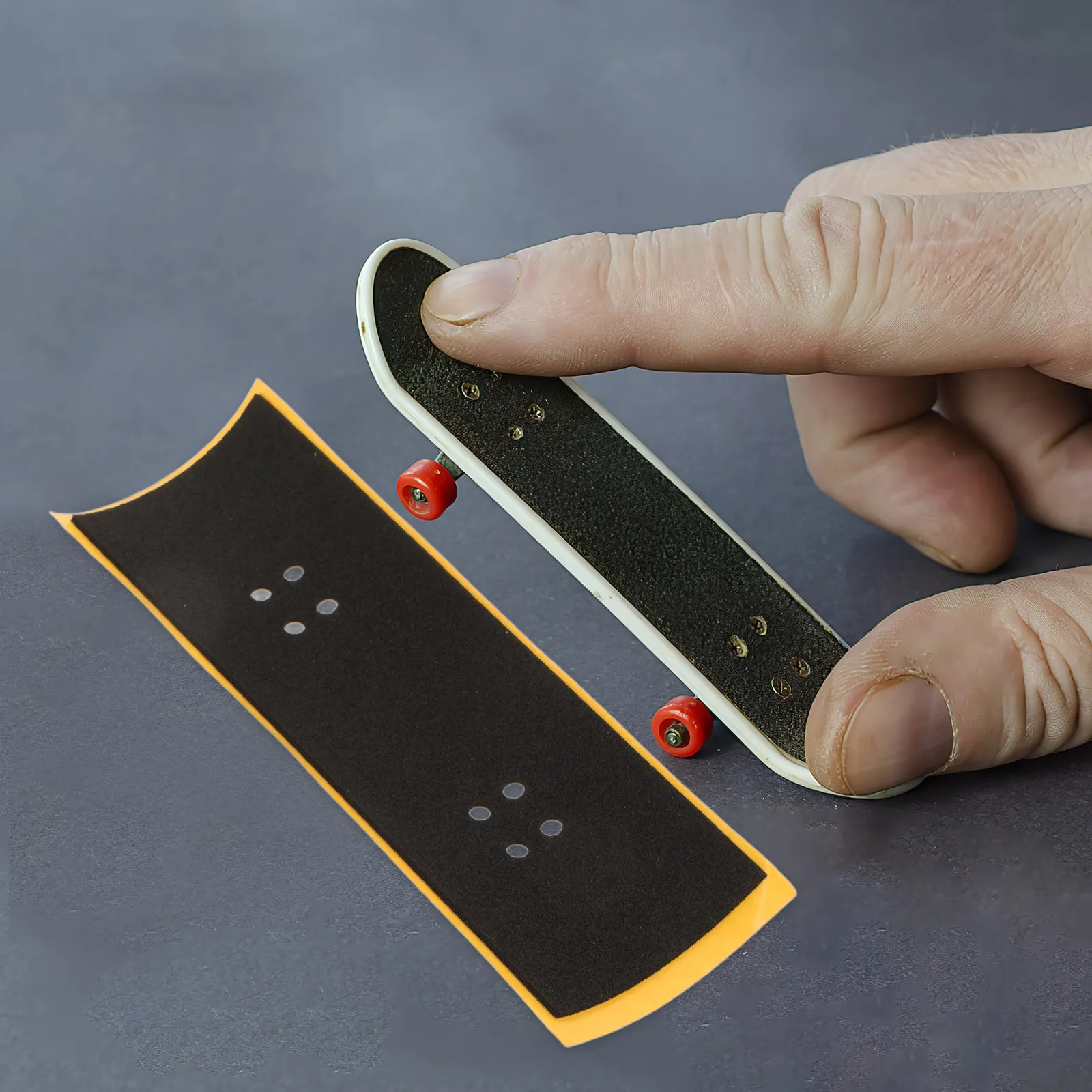 12Pcs Finger Skateboard Anti Strong Adhesive Mini Skateboard Grip Tape Replacement for Fingerboards Accessories